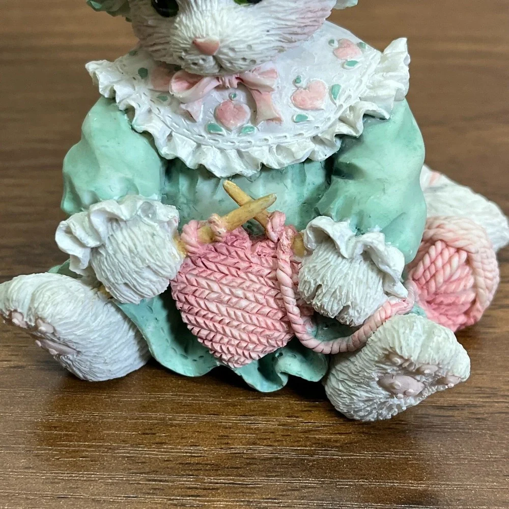 Vintage Calico Kittens‎ figurines 1993 Friendship Lot of Two